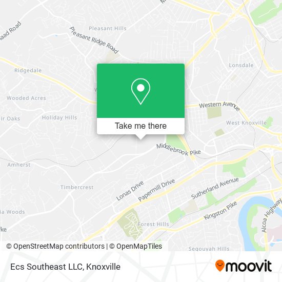 Mapa de Ecs Southeast LLC