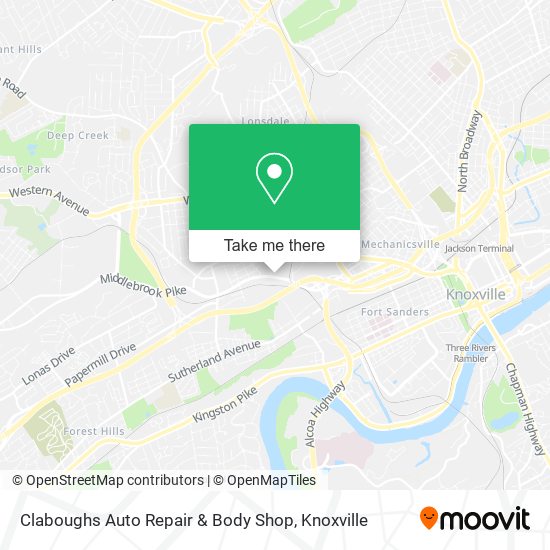 Claboughs Auto Repair & Body Shop map