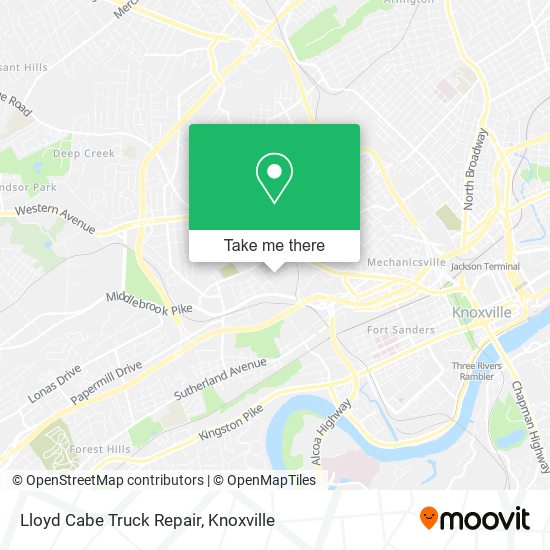 Lloyd Cabe Truck Repair map