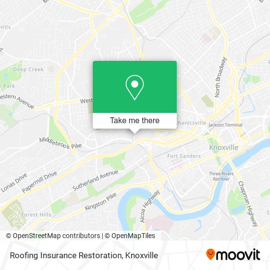 Roofing Insurance Restoration map