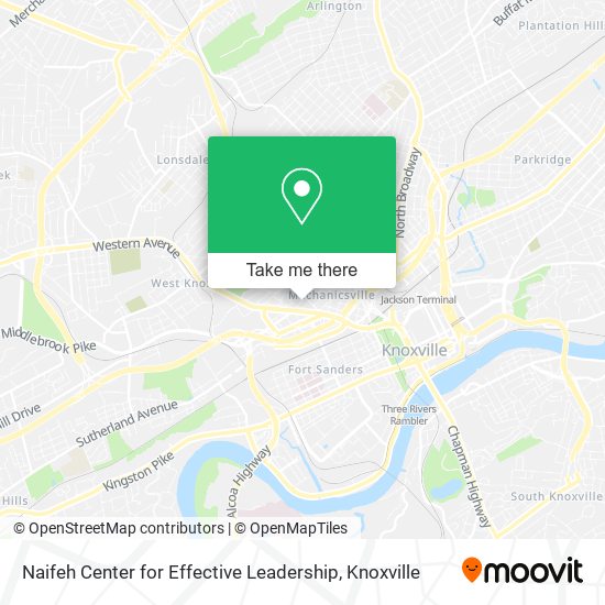 Mapa de Naifeh Center for Effective Leadership