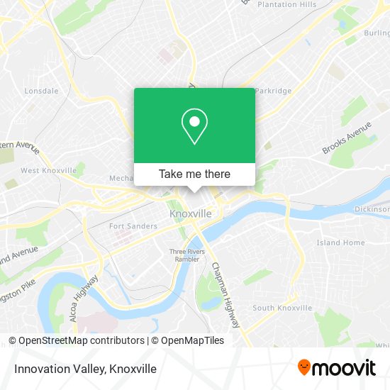 Innovation Valley map