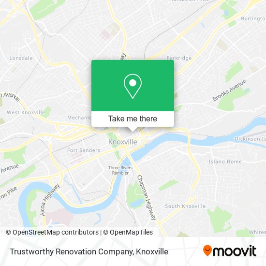 Mapa de Trustworthy Renovation Company