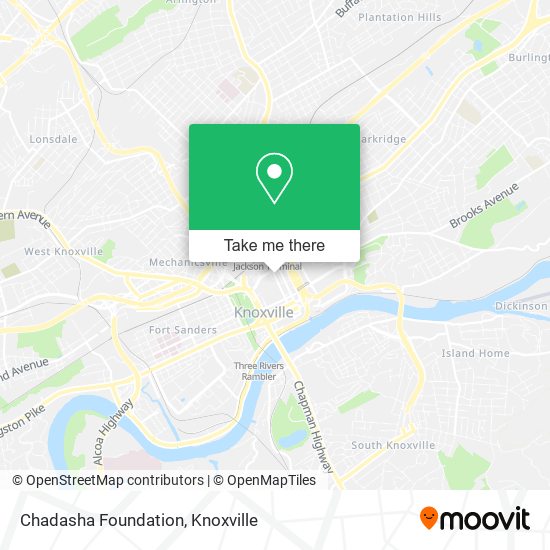 Mapa de Chadasha Foundation