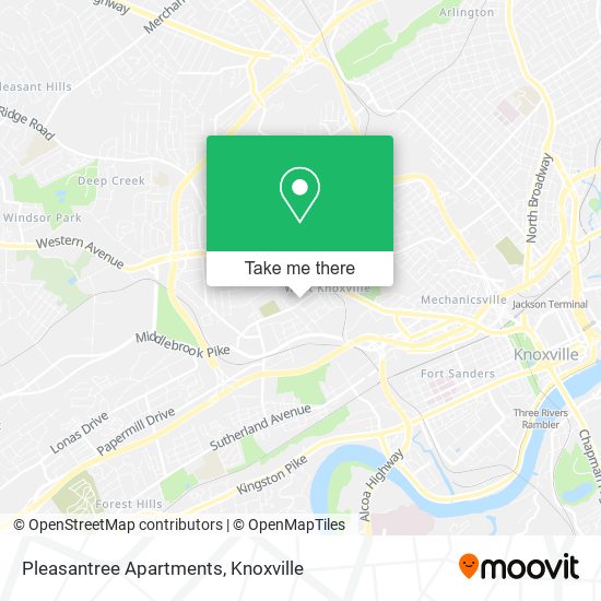 Pleasantree Apartments map