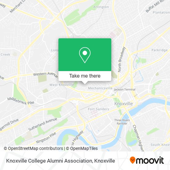 Knoxville College Alumni Association map