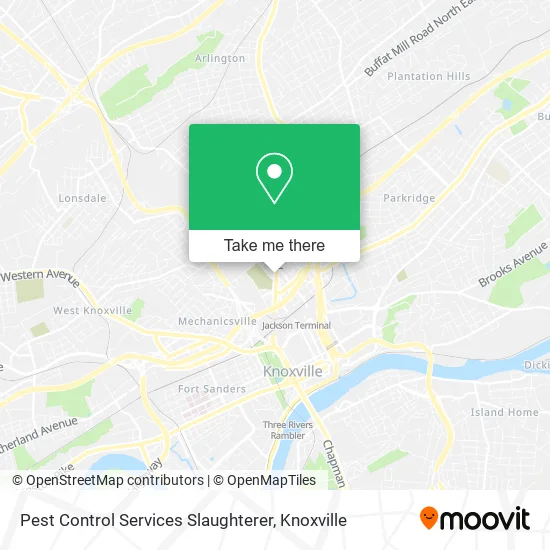 Pest Control Services Slaughterer map
