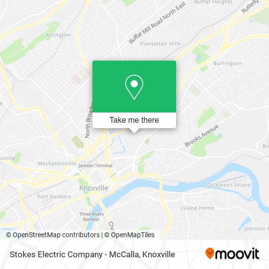 Stokes Electric Company - McCalla map