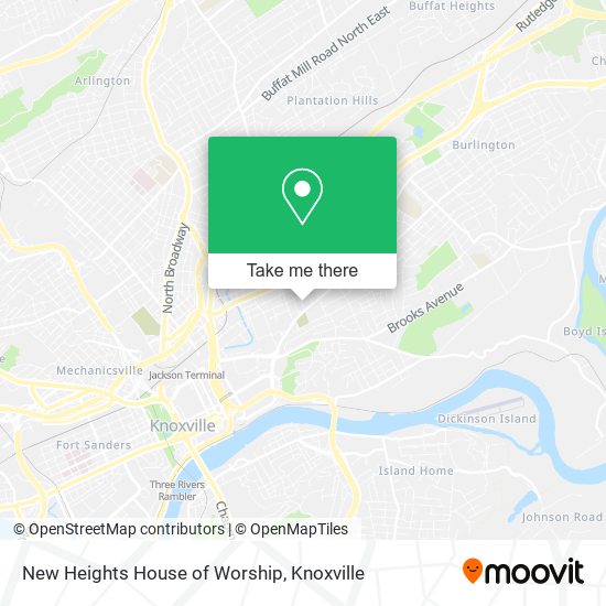 New Heights House of Worship map