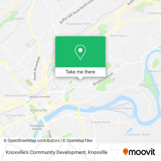 Knoxville's Community Development map