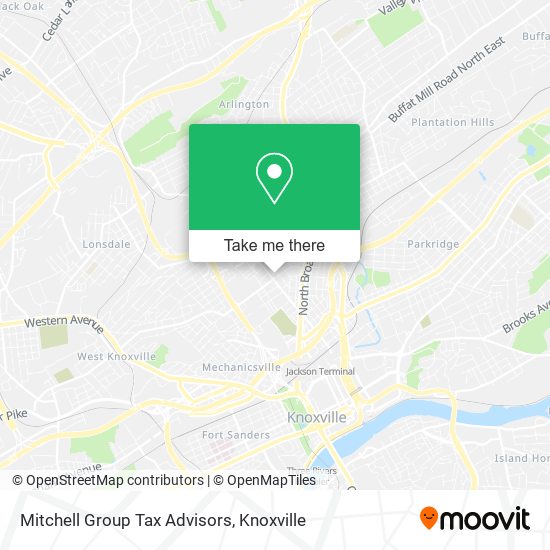 Mitchell Group Tax Advisors map