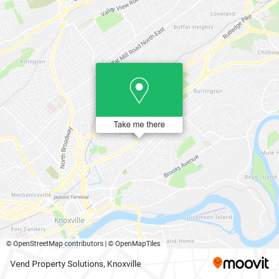 Vend Property Solutions map