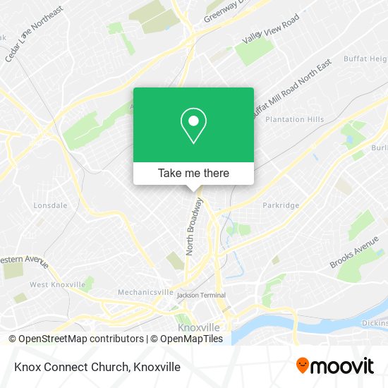 Knox Connect Church map