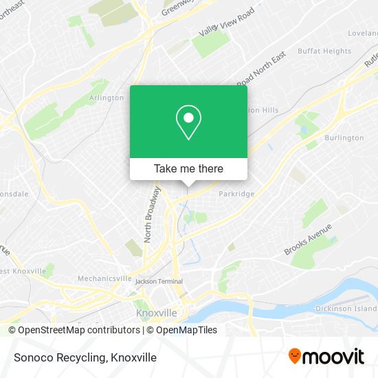 Sonoco Recycling map