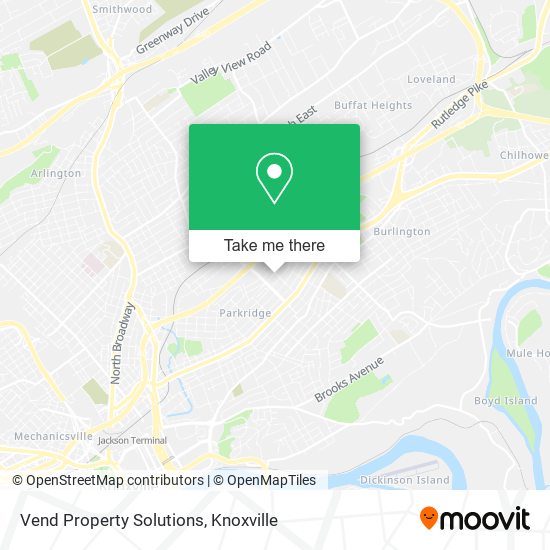 Vend Property Solutions map