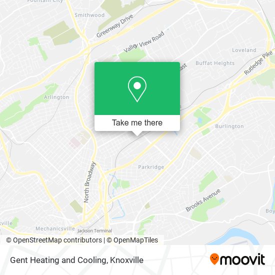 Gent Heating and Cooling map