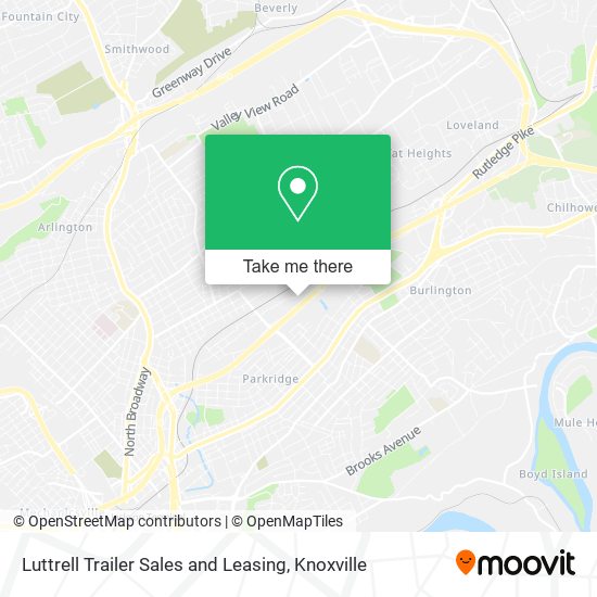 Luttrell Trailer Sales and Leasing map