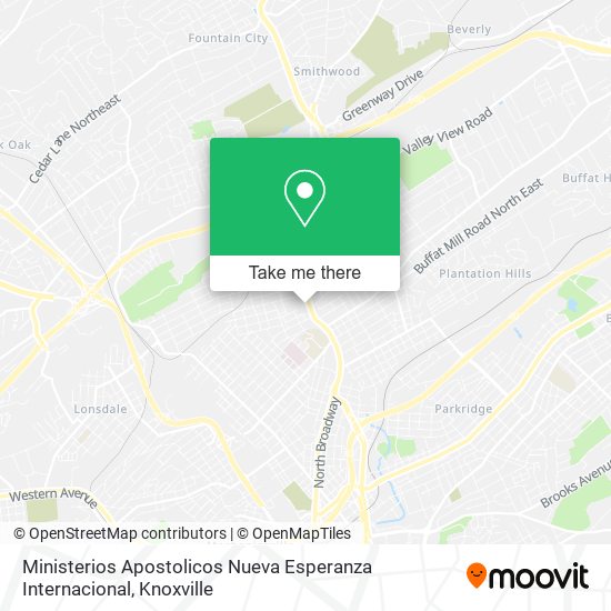 Mapa de Ministerios Apostolicos Nueva Esperanza Internacional