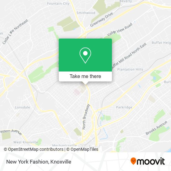 Mapa de New York Fashion