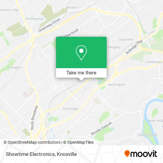 Showtime Electronics map