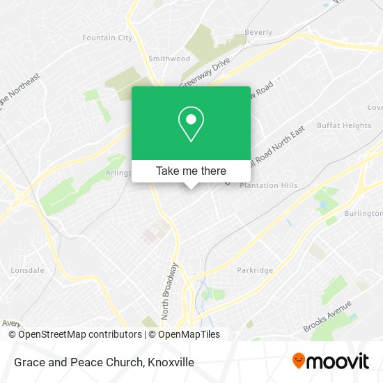 Grace and Peace Church map