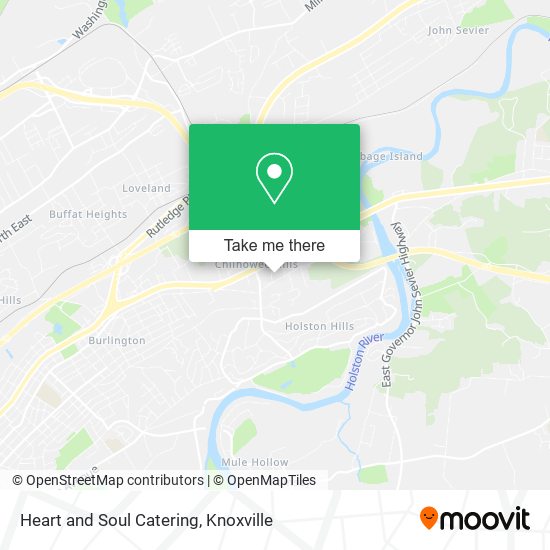 Heart and Soul Catering map