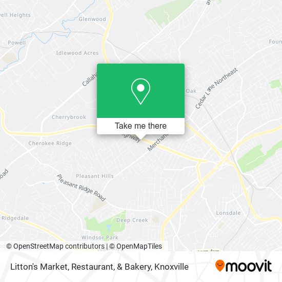 Litton's Market, Restaurant, & Bakery map