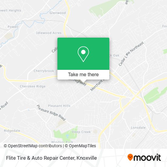 Flite Tire & Auto Repair Center map