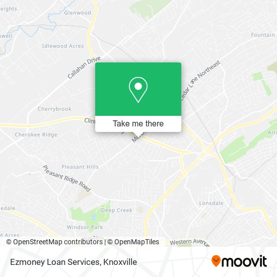 Ezmoney Loan Services map