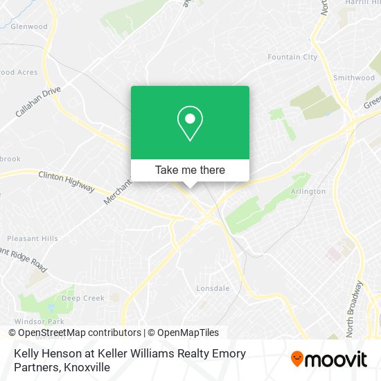 Kelly Henson at Keller Williams Realty Emory Partners map