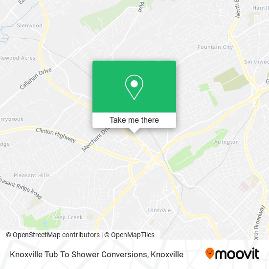 Knoxville Tub To Shower Conversions map