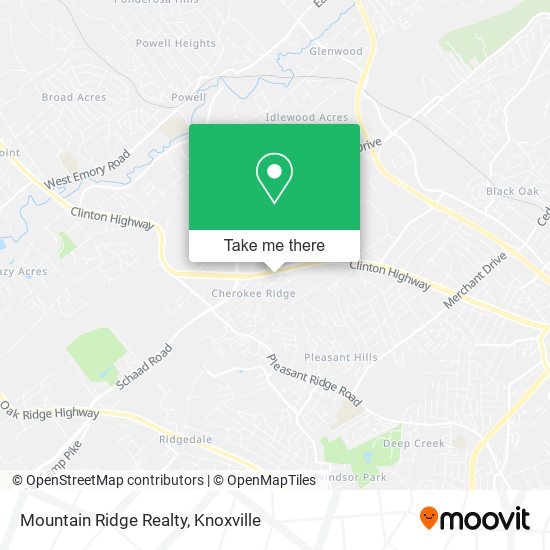 Mapa de Mountain Ridge Realty