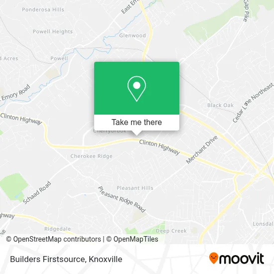 Builders Firstsource map