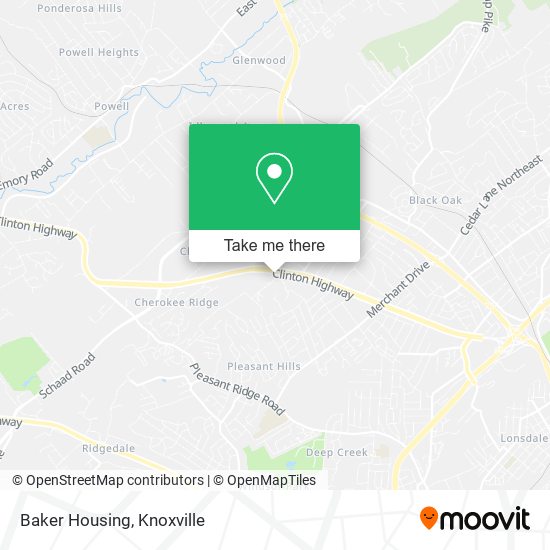 Baker Housing map