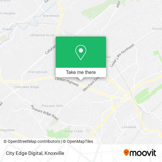 City Edge Digital map