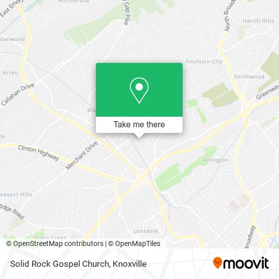 Mapa de Solid Rock Gospel Church