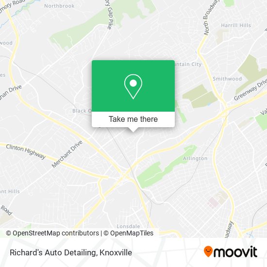 Richard's Auto Detailing map