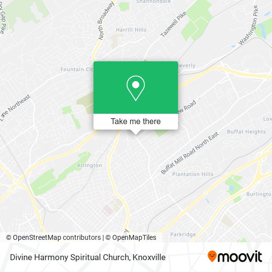 Divine Harmony Spiritual Church map