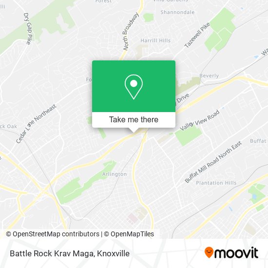 Battle Rock Krav Maga map