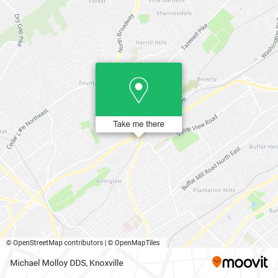 Michael Molloy DDS map
