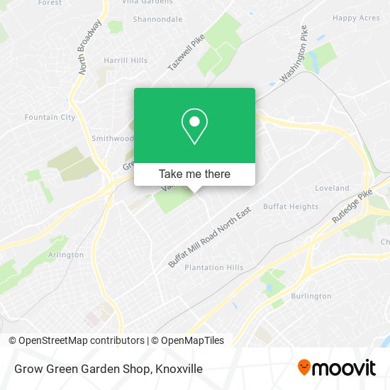 Mapa de Grow Green Garden Shop