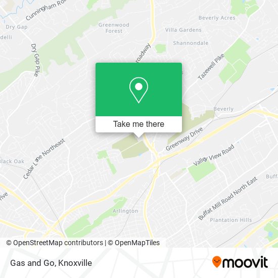 Gas and Go map