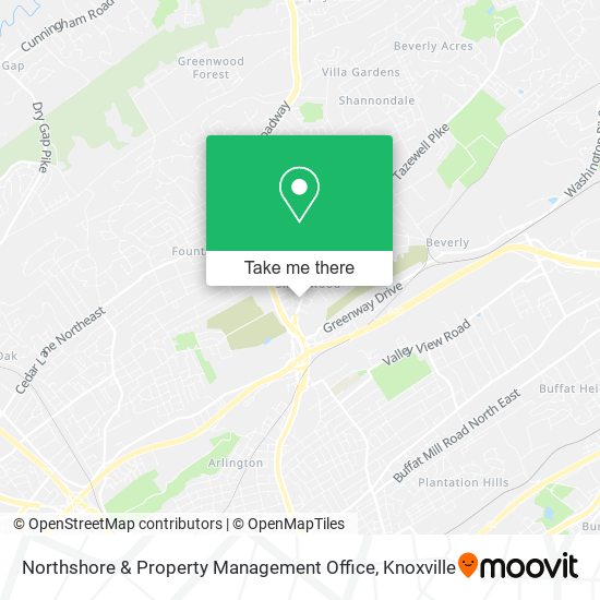 Northshore & Property Management Office map