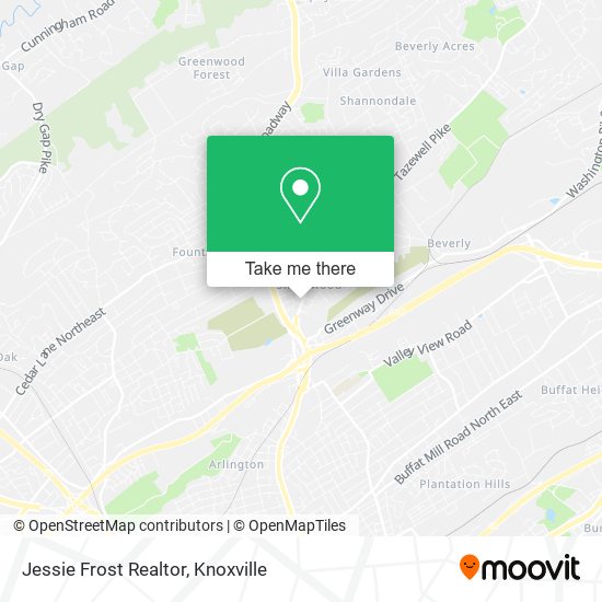 Jessie Frost Realtor map