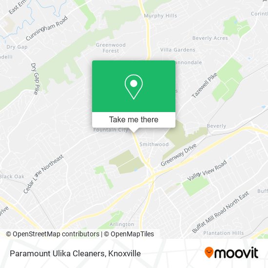 Paramount Ulika Cleaners map