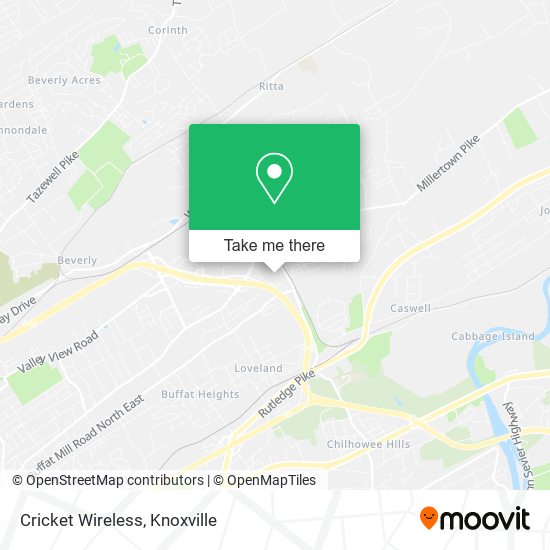 Cricket Wireless map