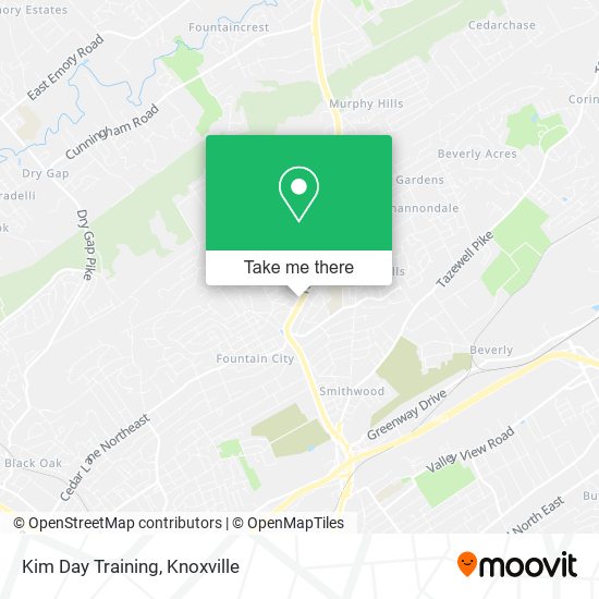 Kim Day Training map