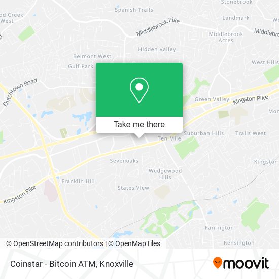 Coinstar - Bitcoin ATM map
