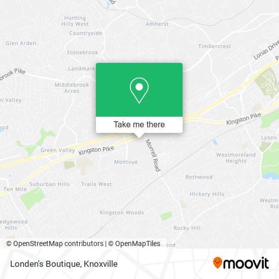 Mapa de Londen's Boutique