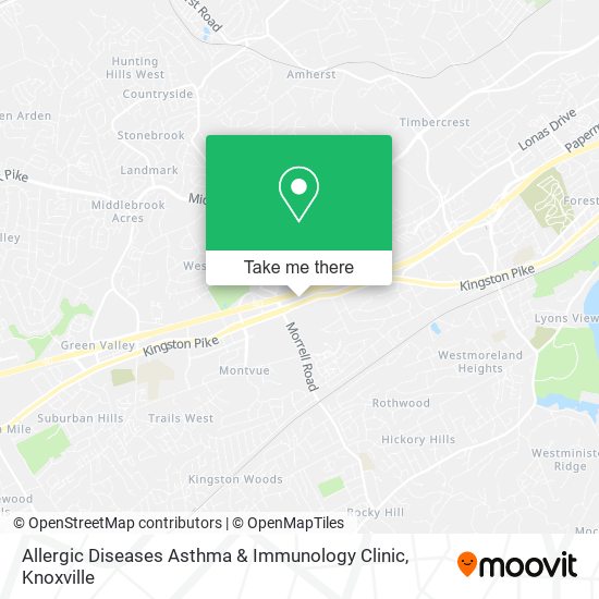Allergic Diseases Asthma & Immunology Clinic map